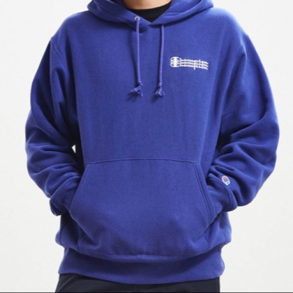 Champion Triple Script Reverse Weave Hoodie